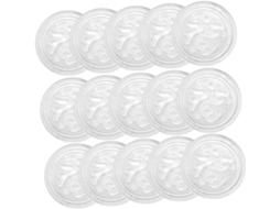 Tehaux 100 Peças Tapete Antiderrapante Para Mesa De Vidro, Protetores De Silicone Com Ventosas Para Tampos Mesa E Vidro