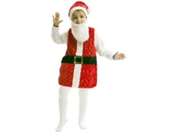 Fantasia - Papai Noel De Pelúcia - Vermelho - Criança - 3 Anos E Mais