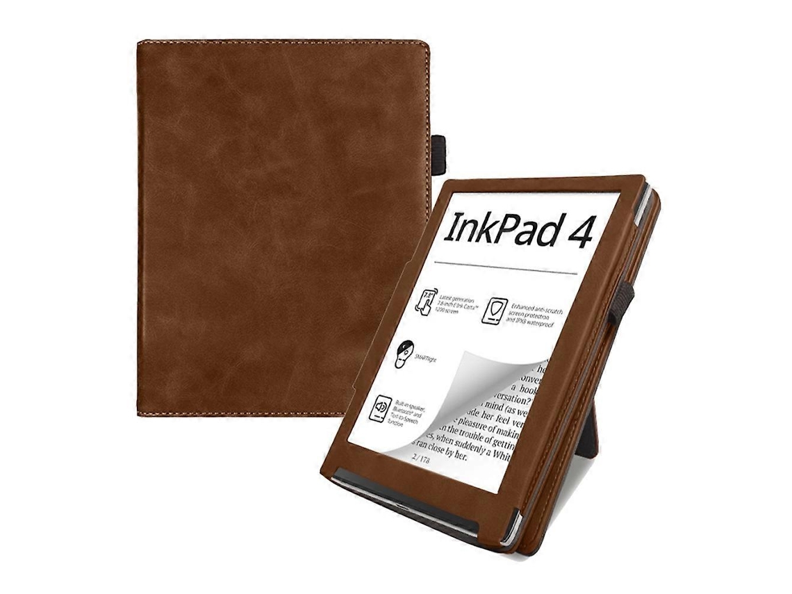 Capa inteligente de couro de bezerro Webake para tablet
