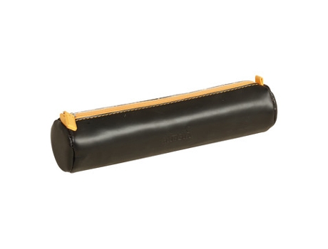 318892c Estojo para Lápis Soft Case Preto Couro Sintético Rhodia