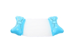 Boia Inflável Portátil Para Piscina, Estilo Rede, Para Adultos, Azul Claro.