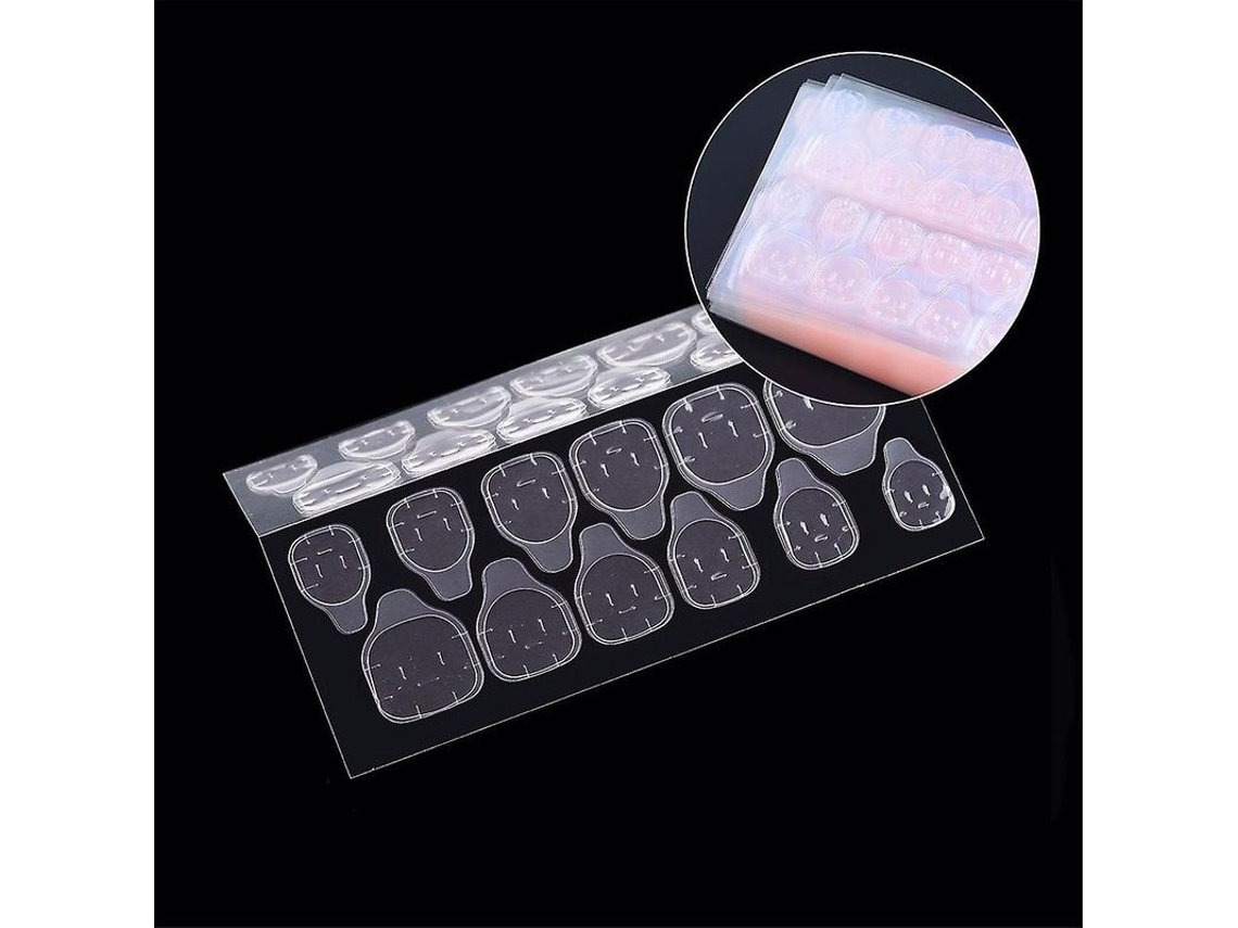 Tiras de Cola Dupla Face para Unhas Falsas Adesivas Nail Glue Tape