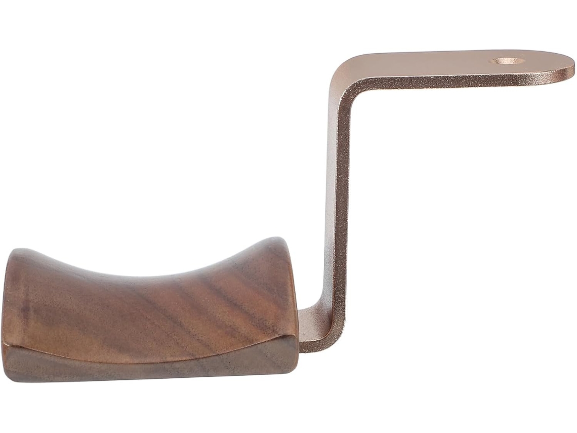 Suporte De Parede Para Fones Ouvido Villcase, Fácil Acesso, Alumínio E Madeira, Design Robusto E Minimalista Para