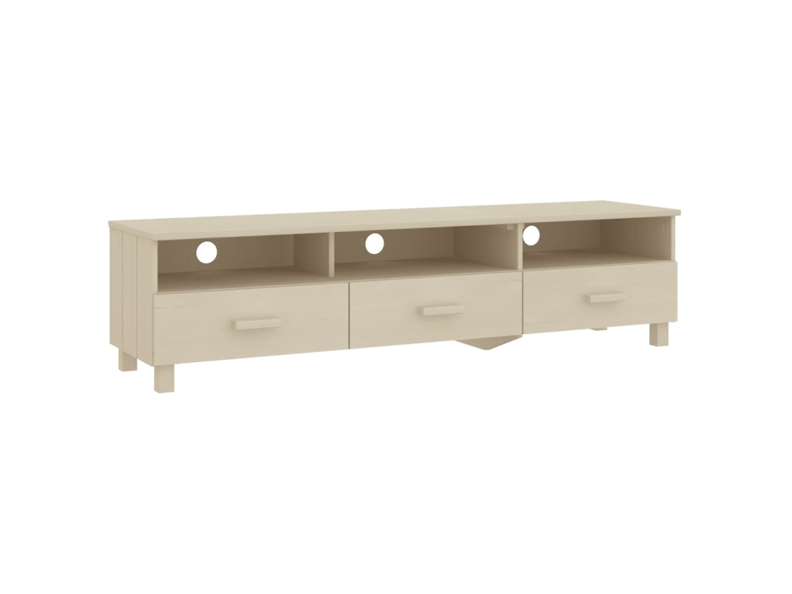 Tv Cabinet, Tv Cabinets Vidaxl Marrom Madeira De Pinho (n/a)