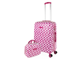 AGATHA RUIZ DE LA PRADA Conjunto de Malas com Espelho Fúcsiaido 44X67X24 Cm 65L
