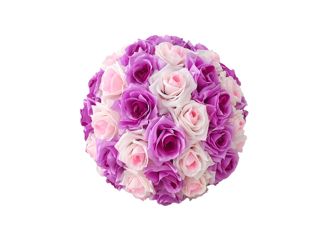 Bola De Rosa Artificial (especificação De 15 Cm, Material De Tecido Plástico) Eoocoo
