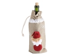 KOFIHETY Sacos para garrafas de vinho, decorações de Natal em formato de boneco de neve, papel de embrulho para jantares.