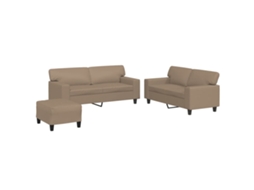 Sofa Set, Sofa Sets Vidaxl Marrom Couro Artificial (n/a)