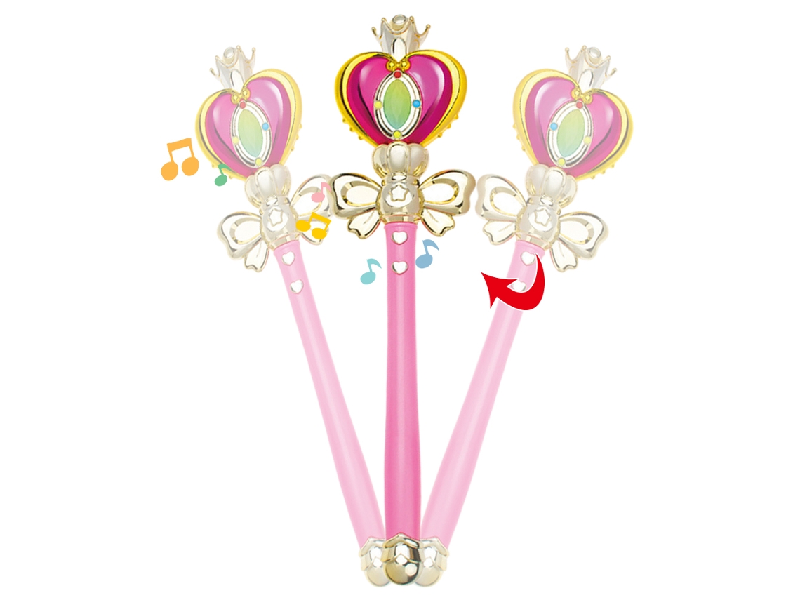 Mali varinha Mágica Musical Sailor Moon com Luzes Piscantes Brinquedo Infantil Educativo