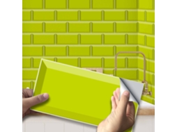 Lurelia Azulejo Adesivo Cozinha Pvc Autoadesivo Impermeável Removível 27 Unidades 20x10 Cm