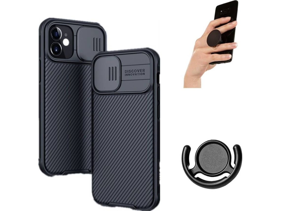 Capa Popsocket Camshield Nillkin Para Yemaesre Preto
