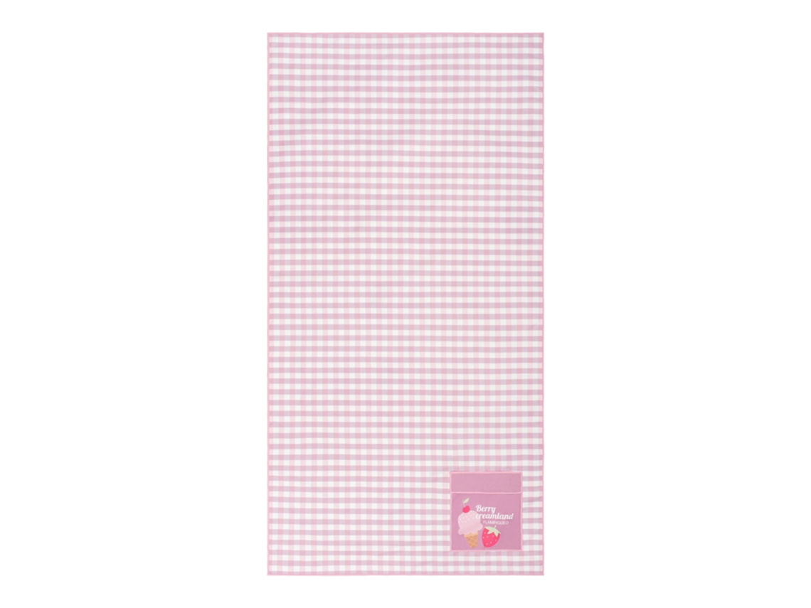 Flamingueo Toalha De Praia Infantil Microfibra Rosa