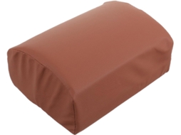 Almofada Portátil Para Os Joelhos, Feita De Espuma Respirável E Couro Marrom, Leve E Confortável Para Dormir, Adequada