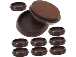 Conjunto De 10 Protetores Antiderrapantes Para Móveis Com Almofada Feltro, Ideais Para Pisos, Cadeiras E Sofás Com