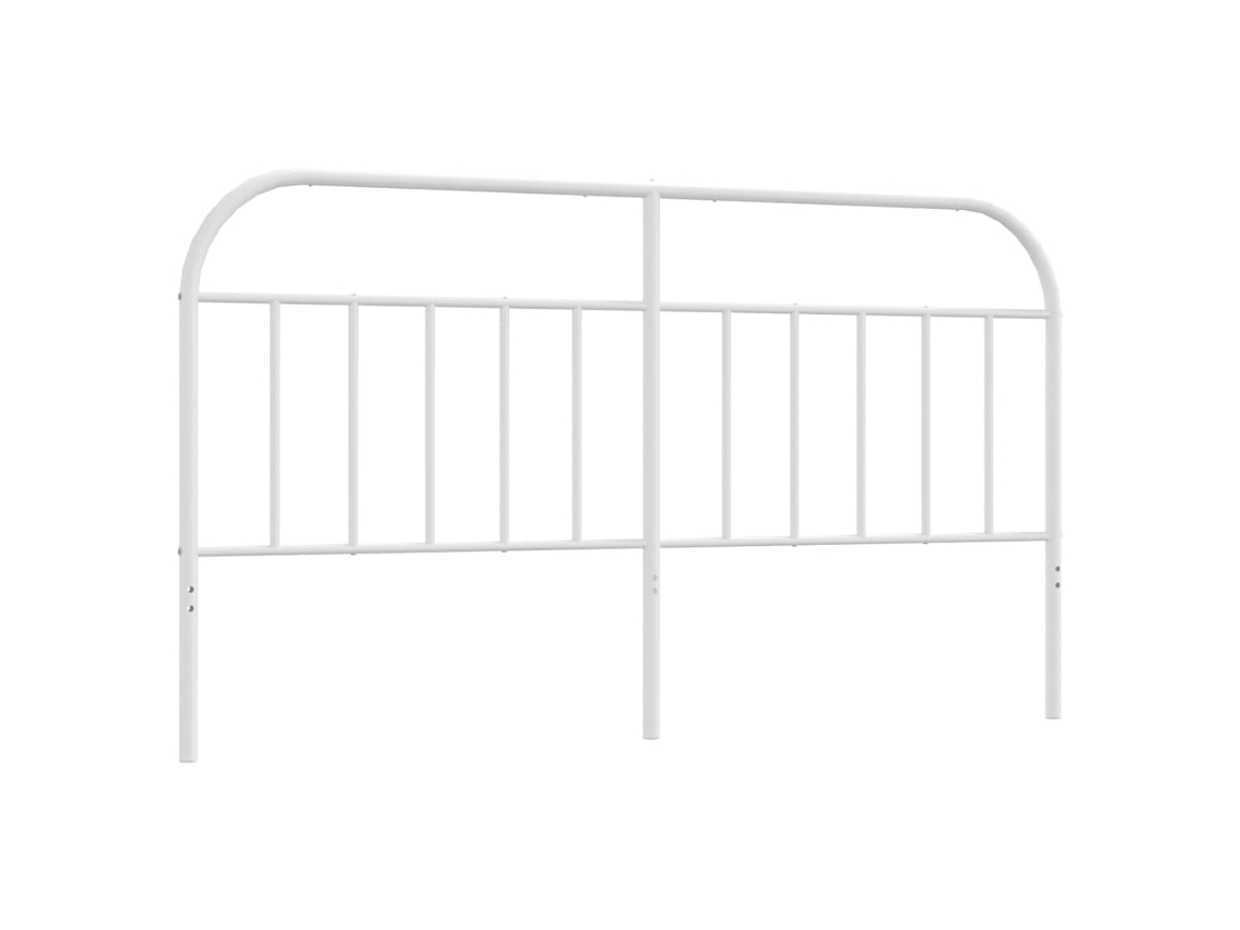 Cabeceira de substituição de 180 cm em metal branco, exclusiva da MAISON.
