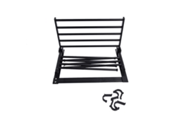 Rack de Secado de Ropa Pared Girevole Con Ganchos para Baño Negro