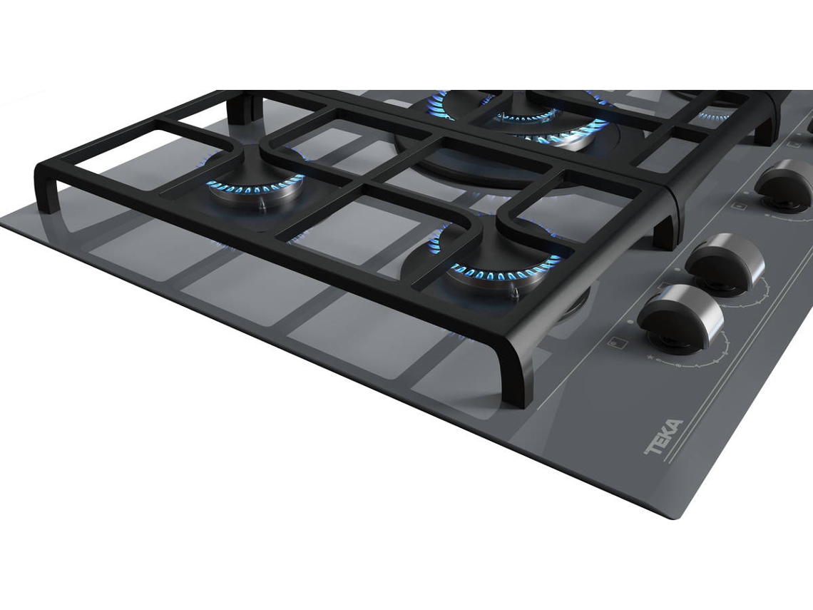 Placa de Gás TEKA GZC 75330 ST BUT (Gás Butano-Propano - 70 cm - Cinza ...