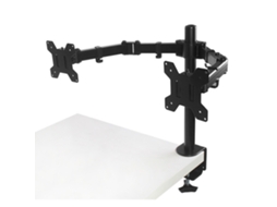 Suporte para 2 Monitores Altura Ajustável Material Metálico Monitor de 13-27 Polegadas UISAVE