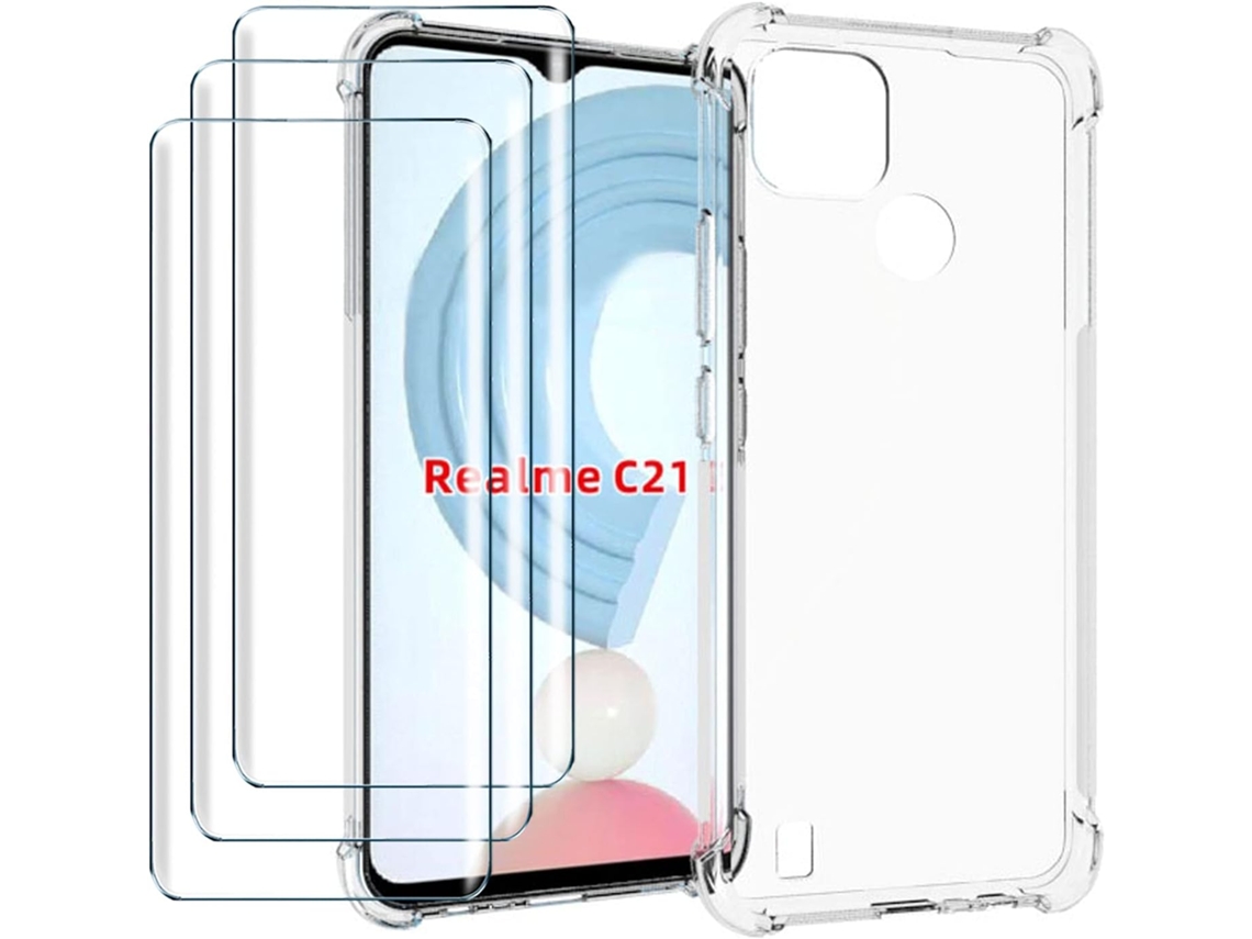 Capa Ultra Para Realme Realme C21 Hongwe. Resistente Transparente