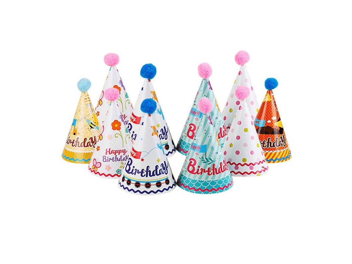 20pcs Chapéus De Cone Para Festa De Aniversário Allinless