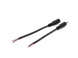 Laxiscreed Conector Macho E Fêmea Para Iluminação Led Exterior 5.5mm X 2.1mm Com Bloqueio
