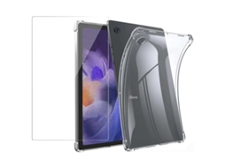 Capa Boom para Galaxy Tab A9 em TPU + Vidro Temperado com Bordas Curvas 2.5D