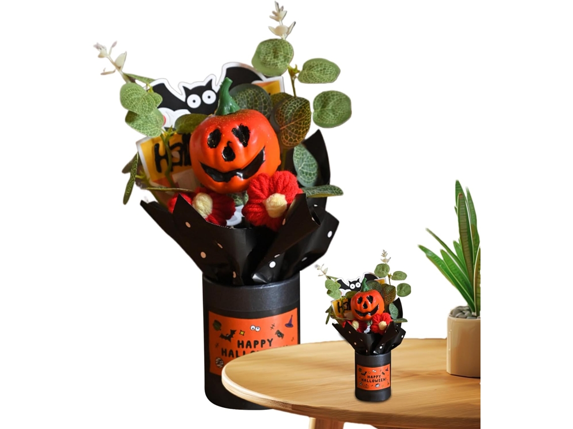 Mini Buquê De Flores De Halloween Para Decoração Sazonal | Escritório Festivo