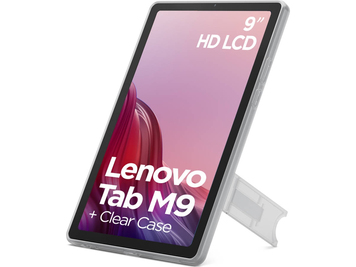 Tablet LENOVO M9 (9" - 64 GB - 4 GB RAM - Wi-Fi - Cinzento) + Capa LENOVO