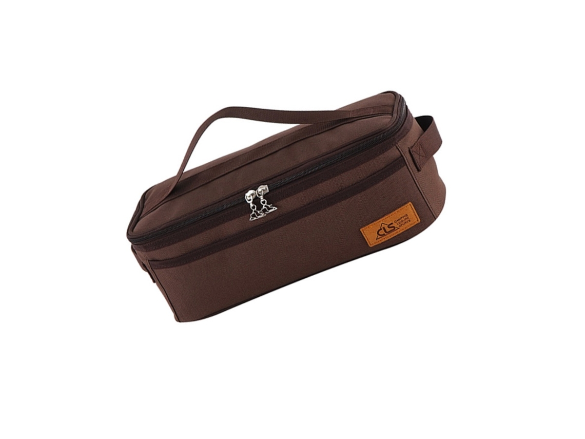 Organizador De Equipamentos Camping E Bolsa Para Talheres Viagem, Bolsa Portátil Em Tecido Oxford Para Roupa Suja E Artigos De Higiene Pessoal