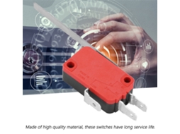 10 Peças Micro Interruptor Momentâneo Snap Action (bm-153-1c25), 250vac 15a, 250vdc 0.3a, 125v 0.6a.