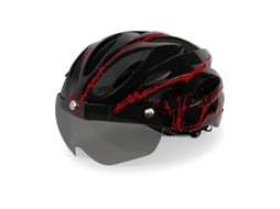 Capacete de Ciclismo com Óculos Magnéticos Destacáveis ​​viseira Ajustável Unissex TAISHENGDA
