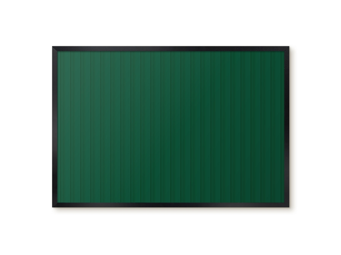 Quadro de parede magnético com listras verticais para escritório Espelharte (60x40 cm)