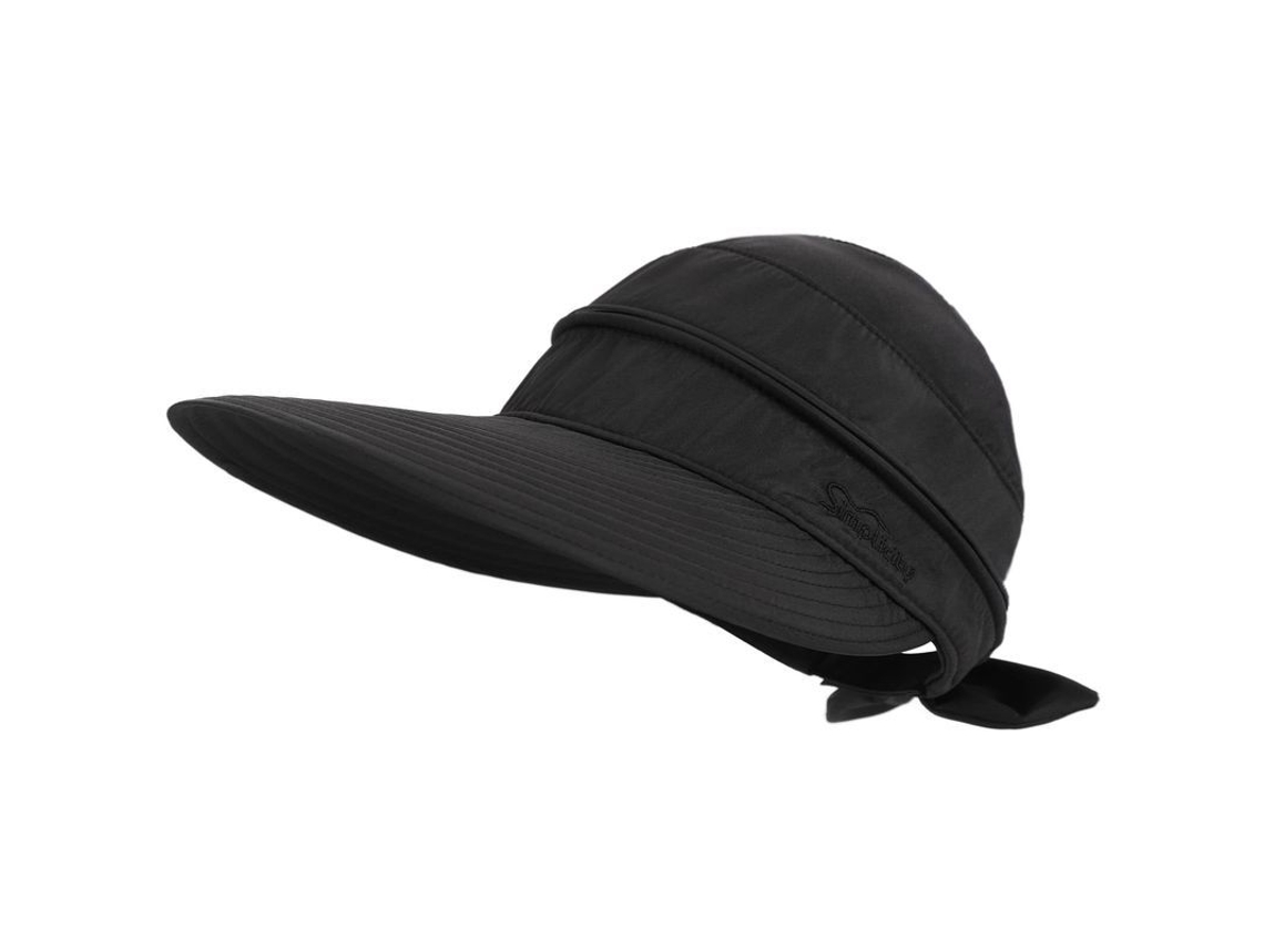 2026 gorra Visera Playa Convertible Protección Uv Upf 50+ Ajustable Plegable para Mujer