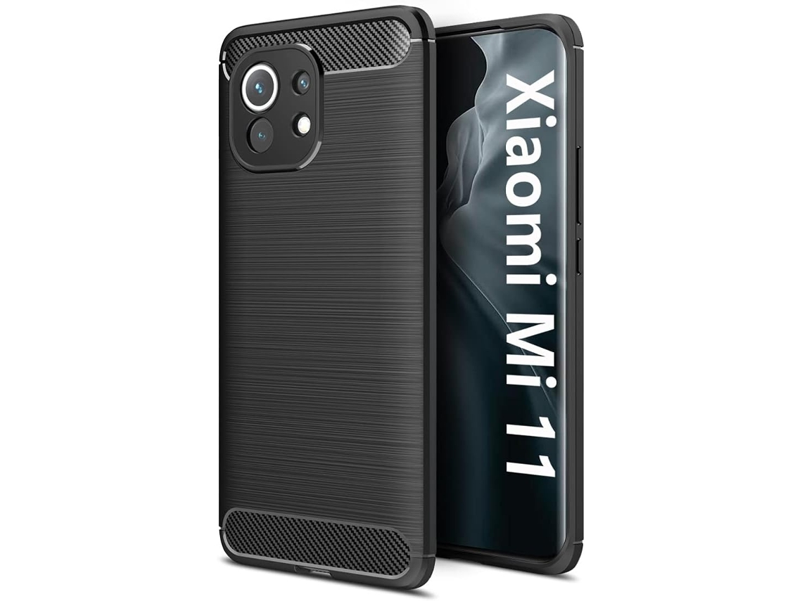 Capa Telemóvel Protetora Resistente Para Xiaomi 11 6 Preto Elysve