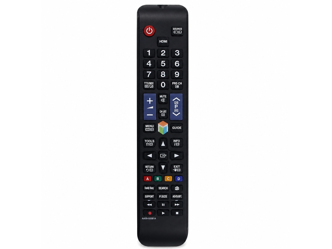 Comando À Distância De Substituição Para Tv Compatível Com Samsung Aa59-00581a
