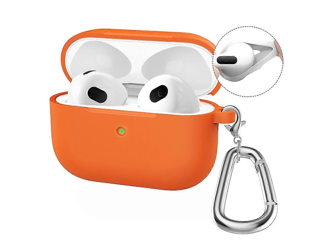 Capa De Silicone Espessa Enkay Hat-prince Para Apple Airpods 4 (2024) Com Gancho E Fones De Ouvido De Silicone Anti-perda.