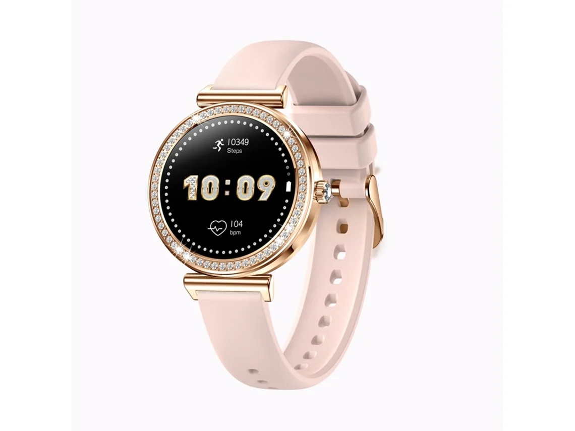 Smartwatch I109 1.27 Polegadas Bluetooth Chamada Monitoramento De Saúde Mais De 100 Modos Esportivos Ip68 à Prova Dágua Rosa Ouro Yizhood