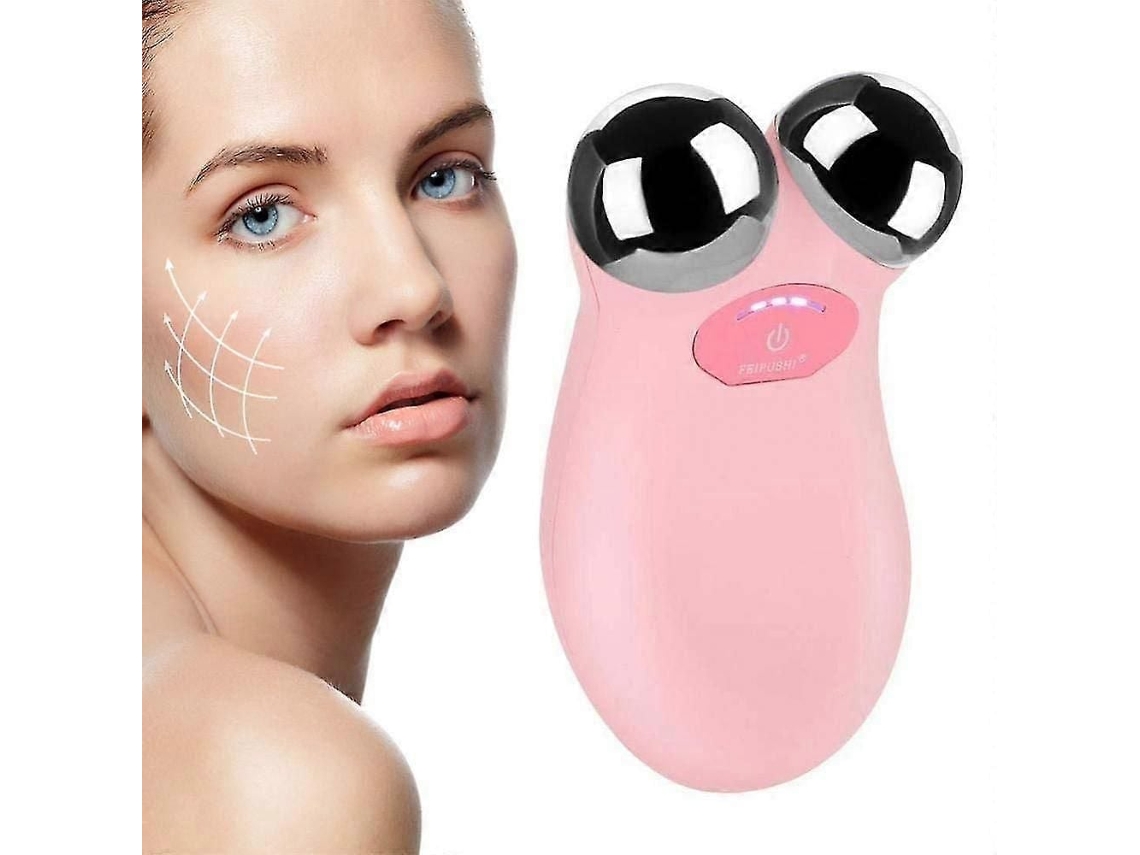 Massageador Facial Elétrico com Vibração de Microcorrente em Formato Y, 3d Rolos, Massage Ador para Lifting Facial, Remo GOKOCO