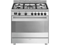 Fogão SMEG BG91X2 (115 L - Elétrico e Gás Natural - Inox)