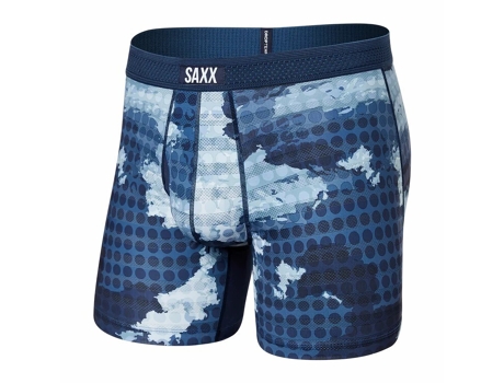 Boxers de Homem SAXX Droptemp Cooling Mesh Azul (XS)