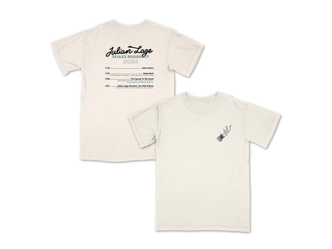 Julian Lage Sfjazz Residency 2024 T shirt ROCKINSTONE Unisex Adults Best Sellers Size:s