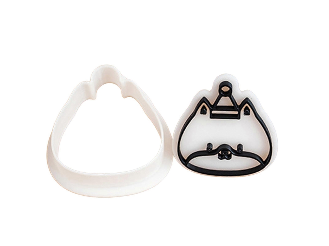 Conjunto De 1 Cortador De Biscoitos Little Fox, Com Textura De Plástico, Perfeito Para O Natal. Ideal Para Confeitaria, Ideal Para Encontros Familiare