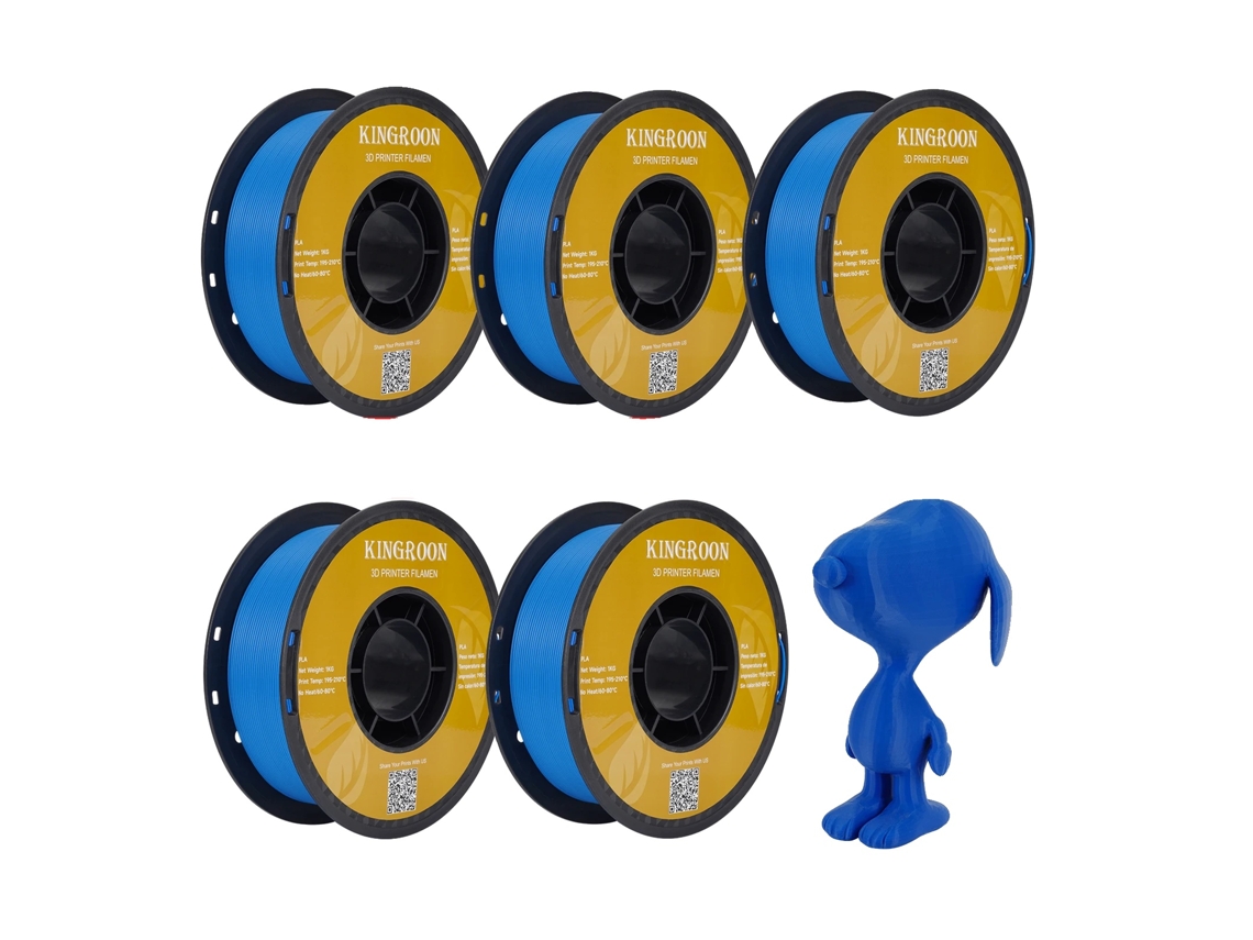 Filamento De Impressã£o 3d, Material De Alta Qualidade, Compatibilidade Versã¡til, 5 Kg Pla Azul Oem