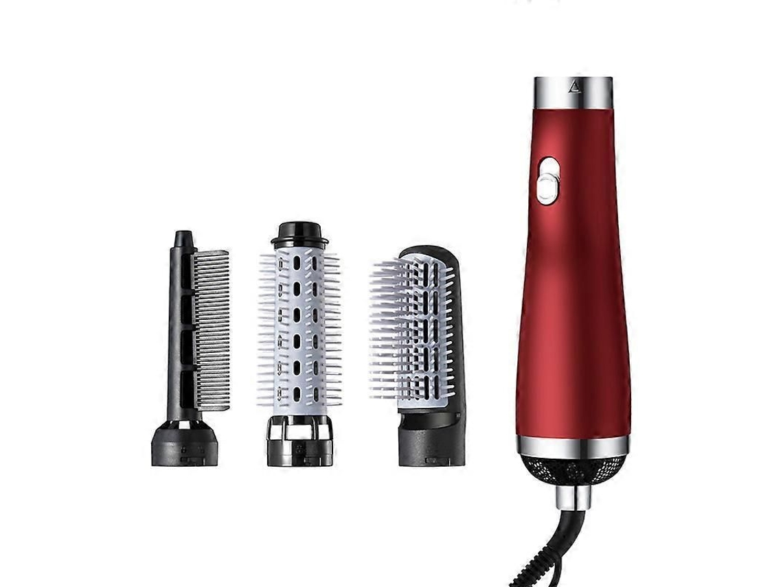 Escova de Cabelo 3 em 1 com Ar Quente, Secador, Modelador e Alisador de Cachos, com Íons Negativos, Plugue Europeu 220v. TAISHENGDA