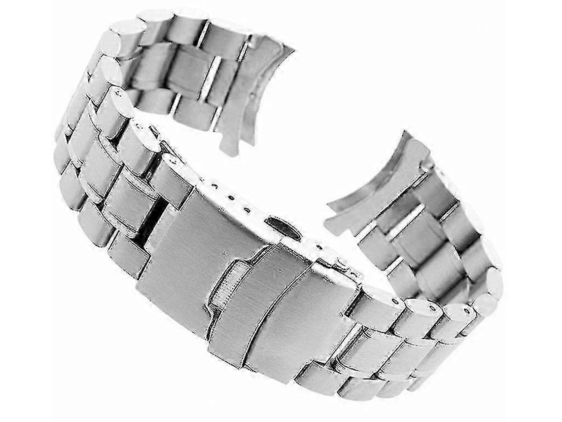 Pulseira De Relógio De Aço Curva Durável De 20 Mm Pulseira De Metal Que Substitui Relógios Clássicos Olysi Shop