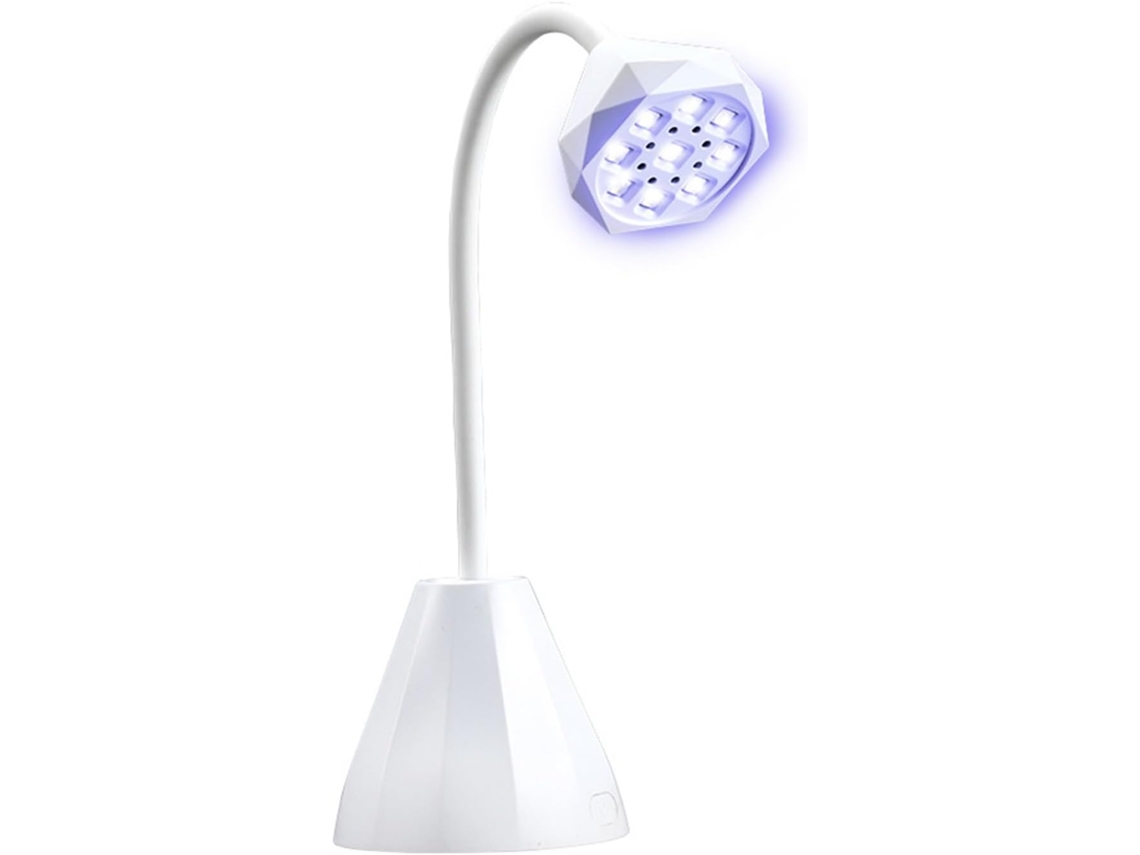 Lâmpada de Mesa para Unhas, Mini, Ajustável, Branca ZYBLSSBB