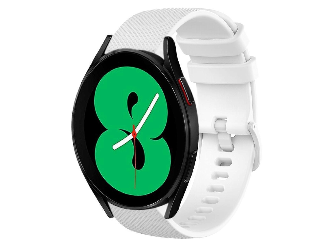 Pulseira De Silicone Xadrez De Cor Sólida Para Samsung Galaxy Watch4 (44 Mm X 20 Mm)
