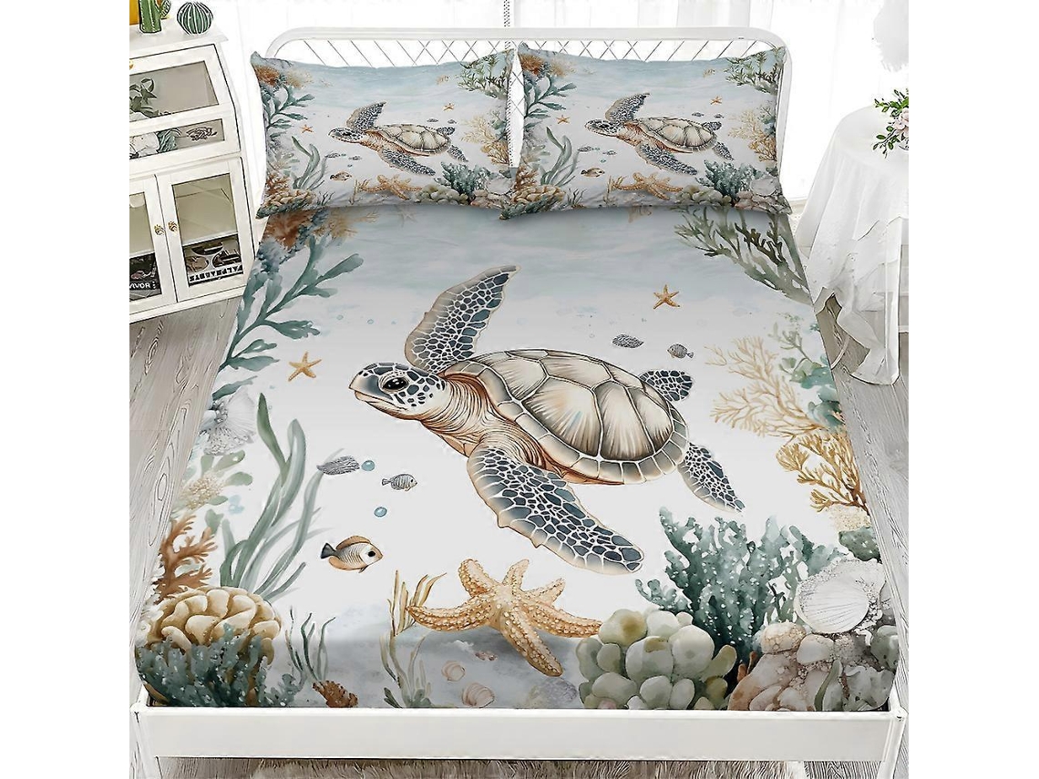 Jogo De Lençóis De Três Peças Com Elástico, Ideal Para Cama.wx0730007-152cm*203cm