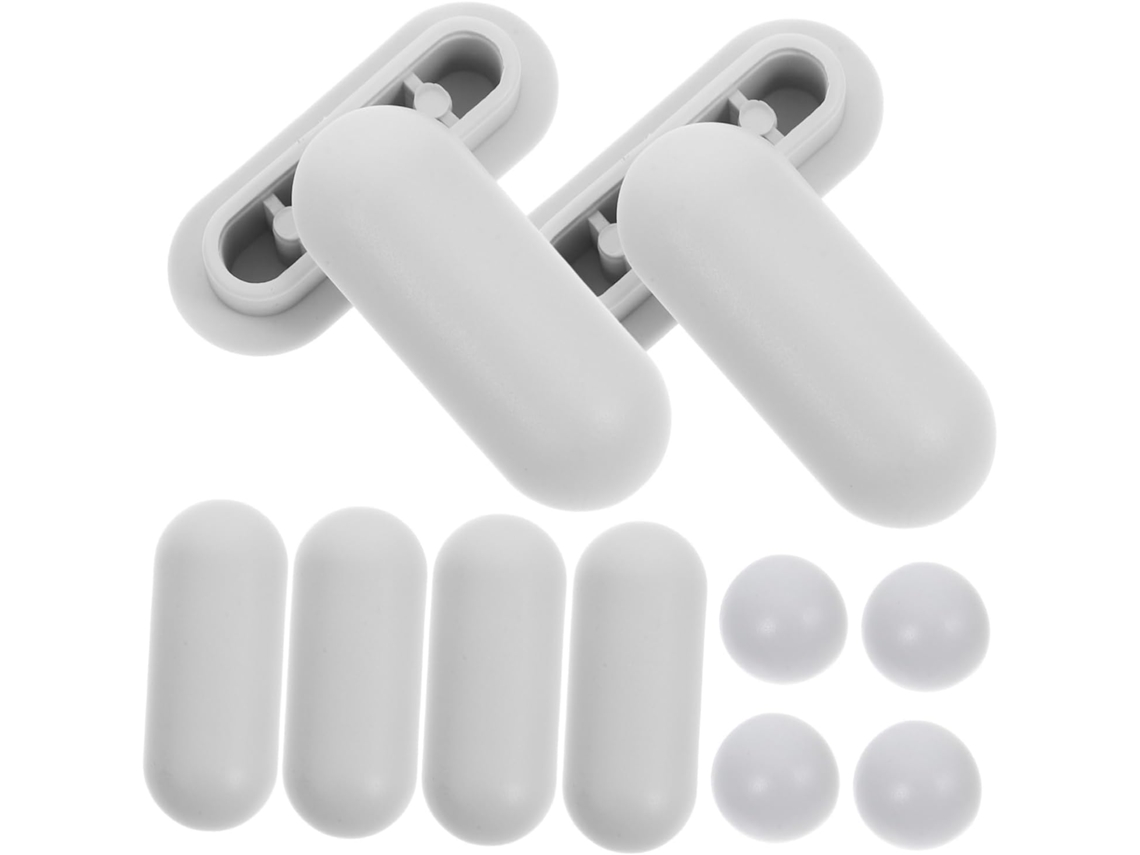 Conjunto De 12 Peças De Estabilizadores E Protetores Para Assento E Tampa De Vaso Sanitário.