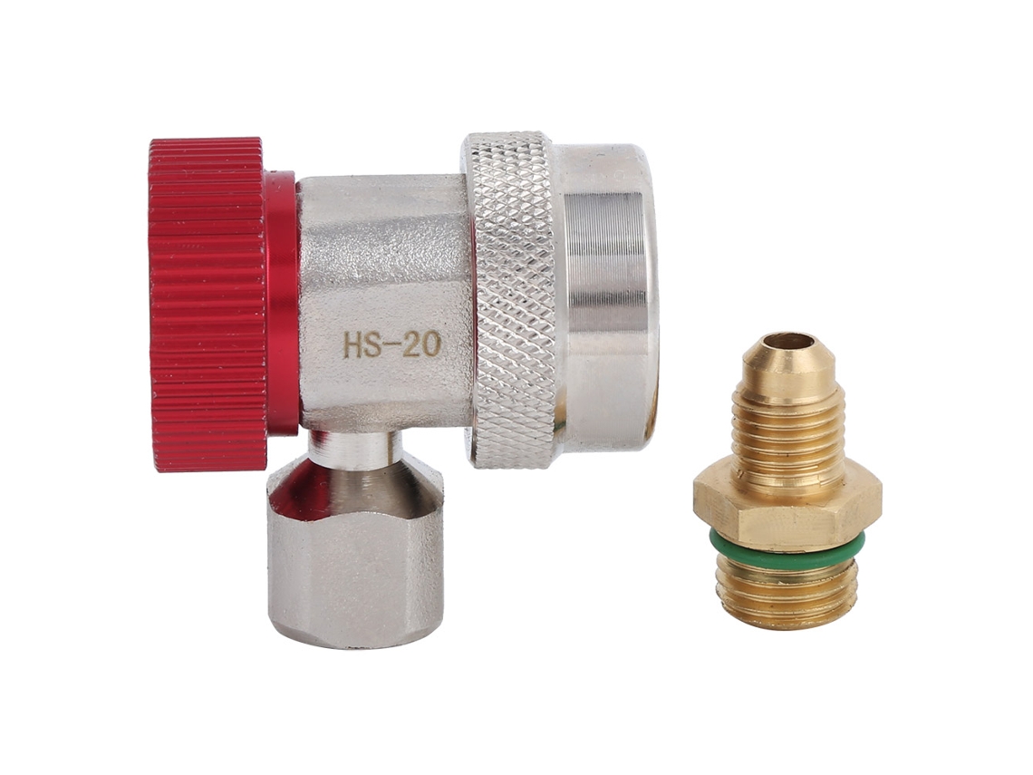 Conector De Alta Pressão R134a Adaptador Rápido Para Manômetro De Ar Condicionado Extractor De Válvula Núcleo Peças De Carro